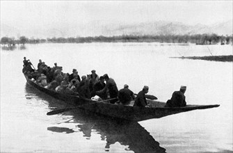 Première Guerre Mondiale.
Les Serbes à Scutari, en Albanie (1916)