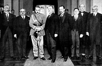 In Warsaw, marshal Pilsudski's coup, 1926