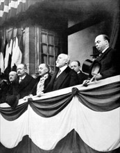 Visite du président Poincaré à Strasbourg, en 1928.