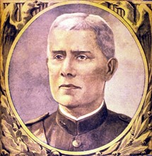 Première Guerre Mondiale. Portrait du général américain Duncan