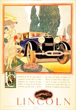 Publicité pour l'automobile Lincoln