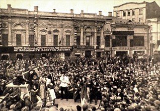May Day celebration in Moscow (1928)