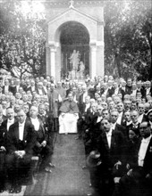 Les chevaliers de Colomb, en visite à Rome (1920)
