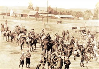 Guerre du Transvaal. La cavalerie boer (1900)