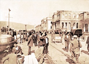 Evacuation de Smyrne après la défaite grecque (1922)