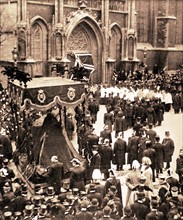 Funérailles du roi Léopold II de Belgique.