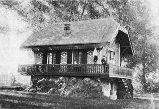 Emile Zola's pavilion (1840-1902) in Médan