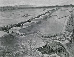 Dispositif de tranchées allemandes (1914)