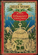 Jules Verne, "Michel Strogoff. De Moscou à Irkoutsk" (couverture)
