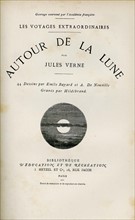Jules Verne, 'Around the moon', flyleaf