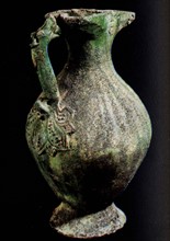 Terracotta funerary ewer