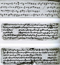 Manuscrits khotanais, sanscrit et koutchéen