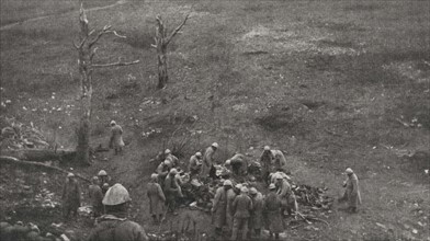 Bataille de Verdun : rassemblement du matériel après les combats