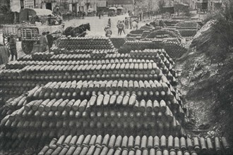 Dépôt de munitions destinées au ravillement de la bataille de Verdun