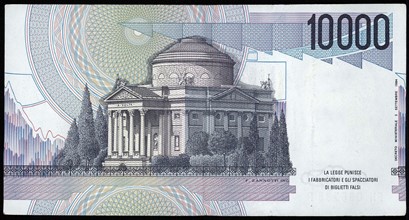 10,000 Lire banknote