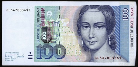 100 Deutsche Mark banknote
