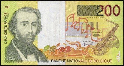 200 Belgian Francs banknote