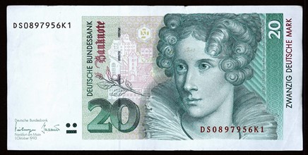 20 Deutsche Mark banknote