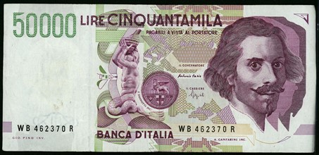 Billet de 50000 Lires italiennes