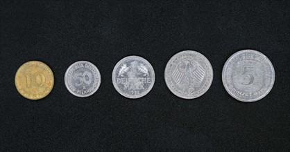 Pieces de monnaie allemandes