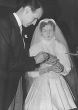 Wedding of Valéry Giscard d'Estaing and Anne-Aymone Sauvage de Brantes