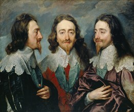 Van Dyck, Triple portrait de Charles 1er roi d'Angleterre