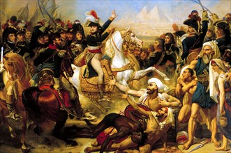 Gros, Bonaparte haranging the French Army before the Battle of the Pyramids