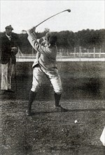 L'américain Charles E. Sands aux Jeux Olympiques à  Paris, en 1900.