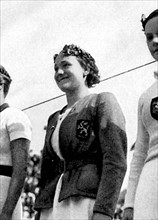 Winners at the Olympic Games in Berlin, 1936.