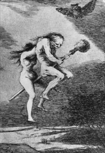Goya, Deux sorcières s'envolent vers Blocksberg