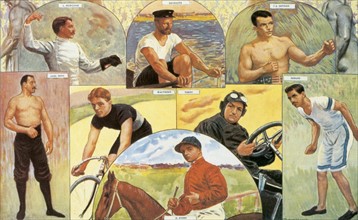 Erstes Jahrzehnt / Chronik / Sport 1903 / Théry u.a.