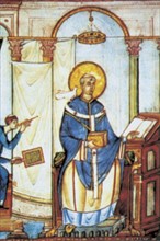 Miniature representing Gregory the Great