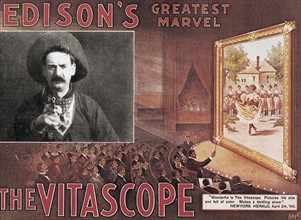 Affiche publicitaire de la société  "Edison"