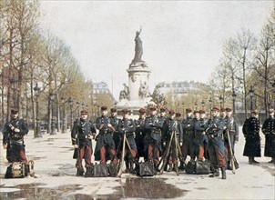 France, Paris ; First colour photography