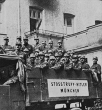 Munich Beer Hall Putsch, nov. 1923. SA troops.