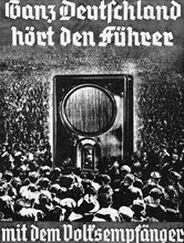 Allemagne, Berlin / Goebbels ouvre la 10e grande exposition radio en Allemagne