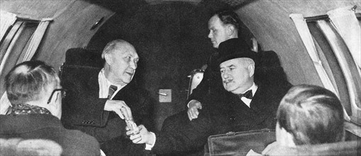 André François-Poncet et Konrad Adenauer