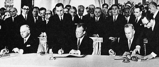 Signature ot the Treaty of Moscow