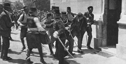 Attentat contre l'archiduc d'Autriche, François-Ferdinand, le 28 juin 1914 à Sarajevo.