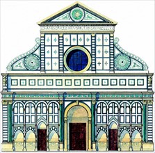 Leon Battista Alberti
Eglise Santa Maria Novella, Florence