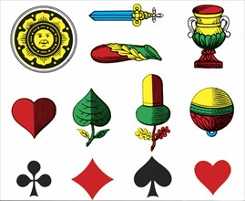 Playing cards symbols