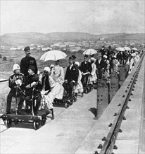 Inauguration of the Aswan dam in 1902