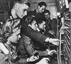 Telephone exchange of the Wehrmacht