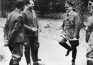 Hitler's jubilation after the surrender of France