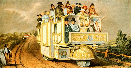 Steam tramway, 1814