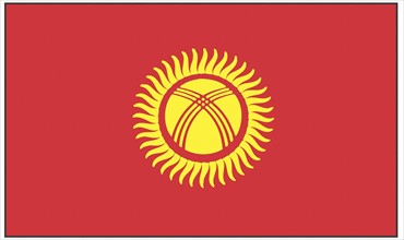 Flag of Kirghizia