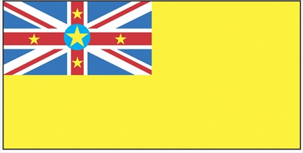 Flag of the island of Niue