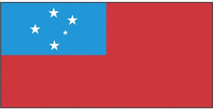 Flag of the Samoa Islands
