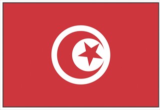 Drapeau de la Tunisie