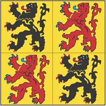 Flag of the province of Hennegau